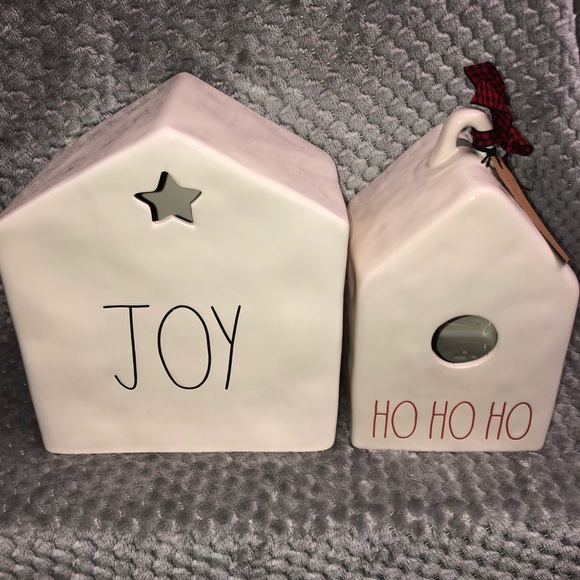 Rae Dunn Large JOY Christmas House - Picture 2 of 5